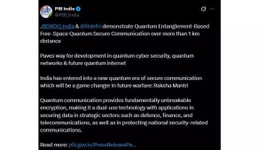 ISRO, DRDO Pioneer Unbreakable Quantum Network, Fortifying India's Cybersecurity