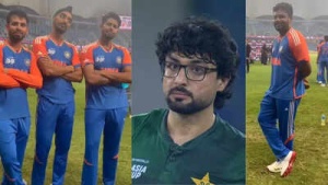 India's Cricket Team Trolls Pakistan's Abrar Ahmed with Mimicked Celebration After Asia Cup Win