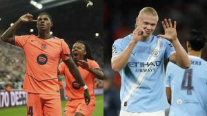 Rashford's Brace Lifts Barcelona, Haaland Hits Milestone 50 as Champions League Roars Back