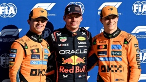 Italian GP: Max Verstappen breaks Monza lap record to take pole ahead of Lando Norris