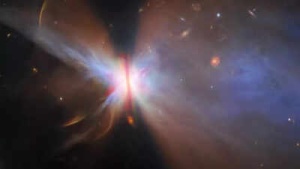Hubble and Webb Telescope Images Reveal 'Butterfly Star,' Offering Clues to Planet Formation