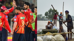 Punjab Kings Donate ₹3.38 Million for Punjab Flood Relief Efforts
OR
Punjab Kings Pledge ₹3.38 Lakh to Aid Flood-Ravaged Punjab
OR
IPL's Punjab Kings Step Up with ₹3.38 Lakh Donation for Punjab Flood Victims