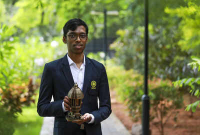 Praggnanandhaa felicitated in Chennai
