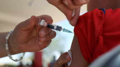 A visual representation of the study findings on declining global vaccination rates.