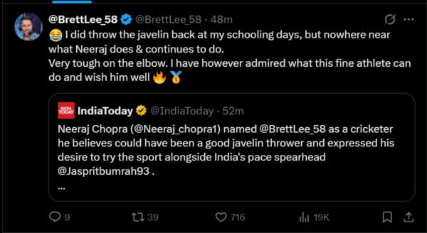 Brett Lee on X