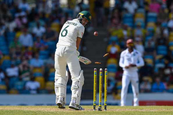 Konstas was dismissed cheaply in both innings, often appearing caught between attack and defence