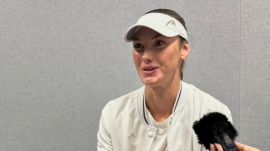 Canadian-American tennis player Carson Branstine to debut at Wimbledon against world No. 1 Aryna Sabalenka. (AP Photo/Howard Fendrich)(AP)