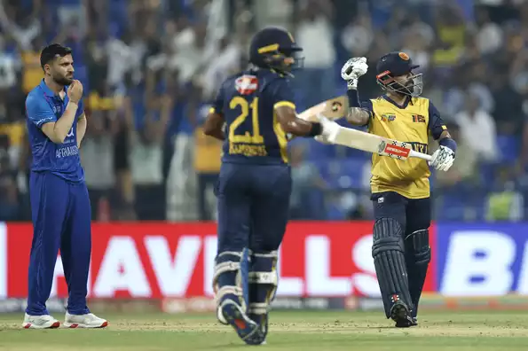 Kusal and Kamindu Mendis put on an unbroken 52-run stand off 23 deliveries to take Sri Lanka over the line
