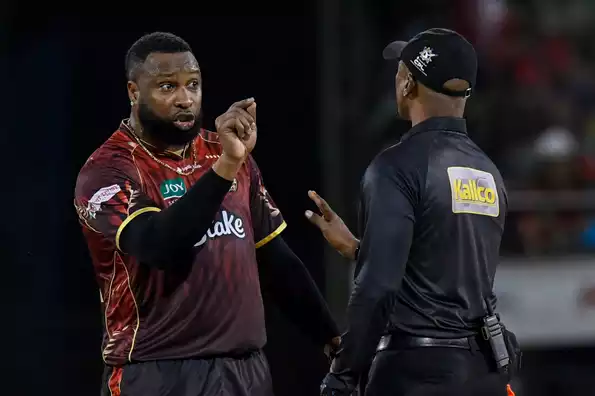 Pollard was miffed with the crowd at Guyana
